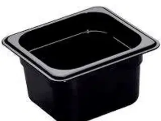 24 stk. Kantine 1/6 GN D100 mm sort Cambro