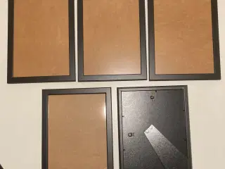 9 stk. Foto rammer,  Fiskbo