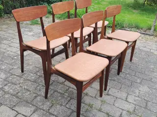 Teaktræs stole 