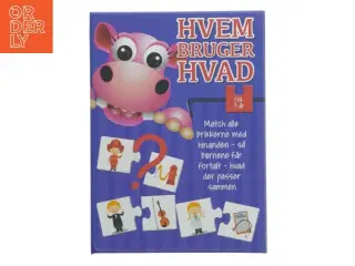 Hvem bruger hvad - puslespil fra 1 Play (str. 40. brikker)