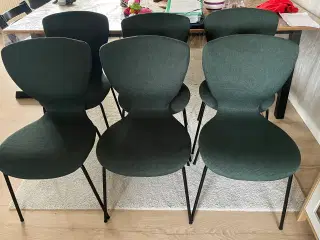 6 spisebordsstole fra Ilva