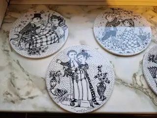 Bjørn Wiinblad platter og krus