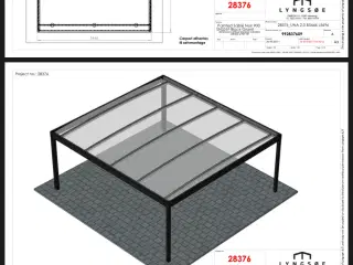 Lyngsøe carport / terrasse overdækning 