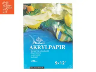 Akrylpapir fra Phoenix Arts Group (str. 9x12 tommer)