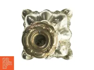Antik lysestage (str. 17 cm)