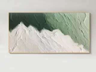 Stort maleri 95 x 200 cm (Gratis levering)