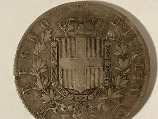 5 Lire Italy 1873