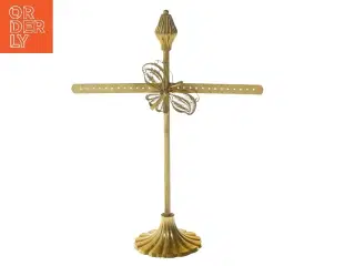 Guldfarvet smykkestander (str. 25 cm)