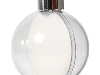 Deko-kugle, diam. 6 cm, transparent, 8stk./ 1 pk.
