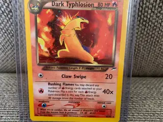 Pokemon Dark Typhlosion holo kort, Excellent/nm st