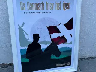 Jubilæumsplakat for Danmarks genforening