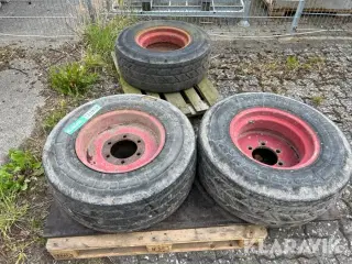 Dæk med fælg MICHELIN 3 styk