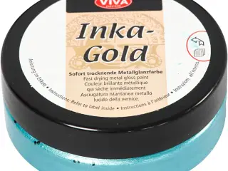 Inka Gold Turkis 50ml - Metallisk Cremevoks til Kunst