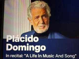Koncertbilletter til Placido Domingo i DRKoncerth.