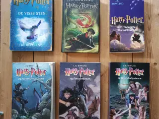 Harry Potter 1-6 Bøger