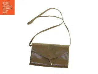 Brun skuldertaske (str. 26 x 15 cm)