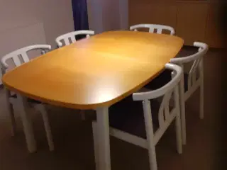 Spisebor med stole