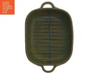 Rektangulært keramisk fad fra Dybdahl (str. 18x14,5 cm)