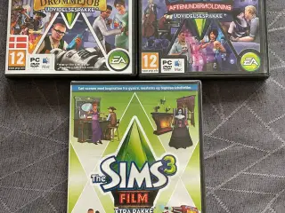 3 stk. The Sims 3 spil, rollespil. Pris pr. stk.