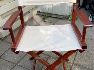 Instruktørstol af træ