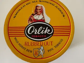 Orlik metal tobaksdåsker