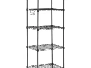 Rustfri Stålreol (60x40x180cm) – 50kg pr. Hylde