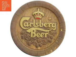 Carlsberg ølvægskilt fra Carlsberg (str. Ø 40 cm)