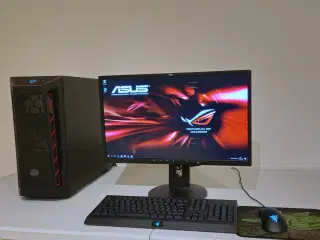 ASUS RGB Gamer Pc+24" Skærm