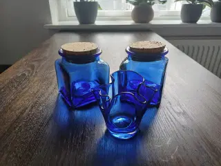 Blå glas 