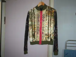 Cardigan / bluse med lynlås fra Uldahl