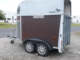 Renoveret Heste Trailer, Mrk. Humbaur Rapid 2000,