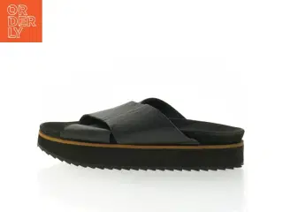 Sorte læder sandaler