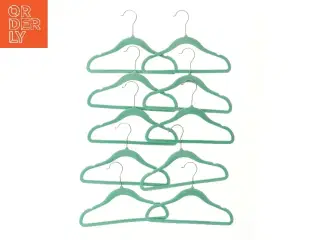 Grønne børnebøjler i plastik (10 stk) (str. 10 stk 30 cm)