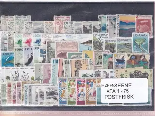 Færøerne - AFA 1 - 75 - Postfrisk