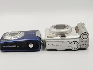 ⭐️· Canon PowerShot A480 og Canon PowerShot A700 