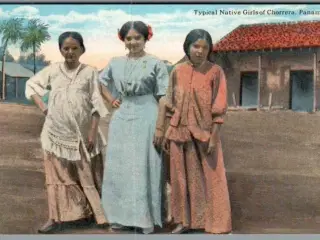 Native Girls of Chorrera -  Panama - Ubrugt