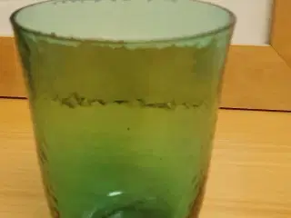 Grøn glas vase