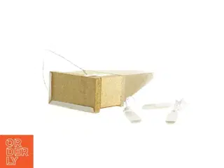 Miniaturpejs med lyskæde (str. 10,5 x 8 x 4 cm)
