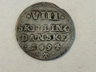 8 Skilling 1694 Glückstadt