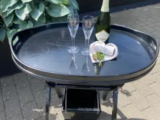 Sort bakkebord