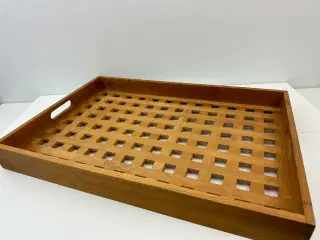 Retro serveringsbakke / bakke i træ