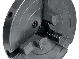 3-bakket spændepatron 125 mm
