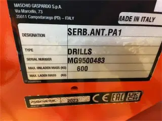Maschio Gaspardo PA 1 150 1900 liter. ISOBUS