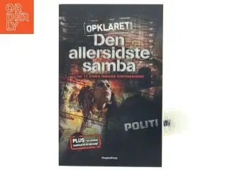 Den allersidste samba af Lars Vestergaard (f. 1971-04-27) (Bog)