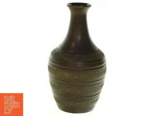 Gammel metalvase fra W Germany (str. 17x10 cm)