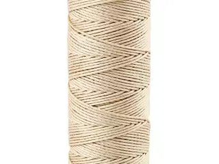 Bambussnor, tykkelse 1 mm, råhvid, 65m/ 1 rl.