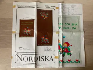 Nordiska Design mønster nr. 7635/02 + 7635/84: Jul