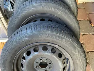 4 fælge med Continental dæk til,Ford Ka 1,2