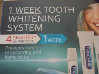 Rapid White tandblegning sælges