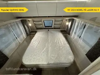2024 - Hobby De Luxe 460 SFf   Sønderjyllands aut. HOBBY forhandler. Midter-placeret dobbeltseng! NU PÅ LAGER TIL OMGÅENDE LEVERING !